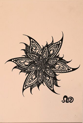 Pandoran Flower #8 by Neil Holmes, Drawing for Sale on Select
