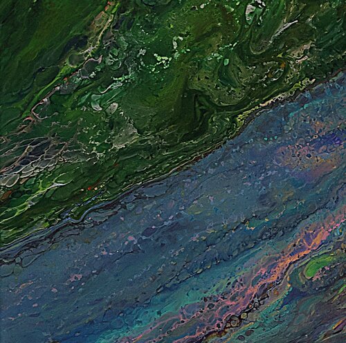 Acrylic pour #21 by Neil Holmes, Painting for Sale on Select