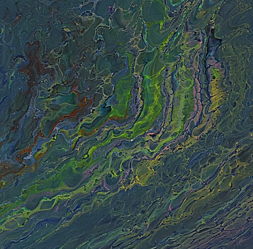 Acrylic pour #22 by Neil Holmes, Painting for Sale on Select