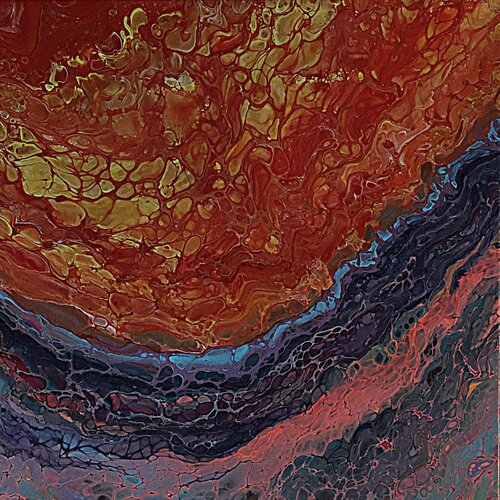 Acrylic pour #31 by Neil Holmes, Painting for Sale on Select