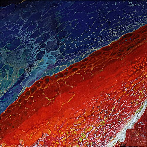 Acrylic pour #36 by Neil Holmes, Painting for Sale on Select