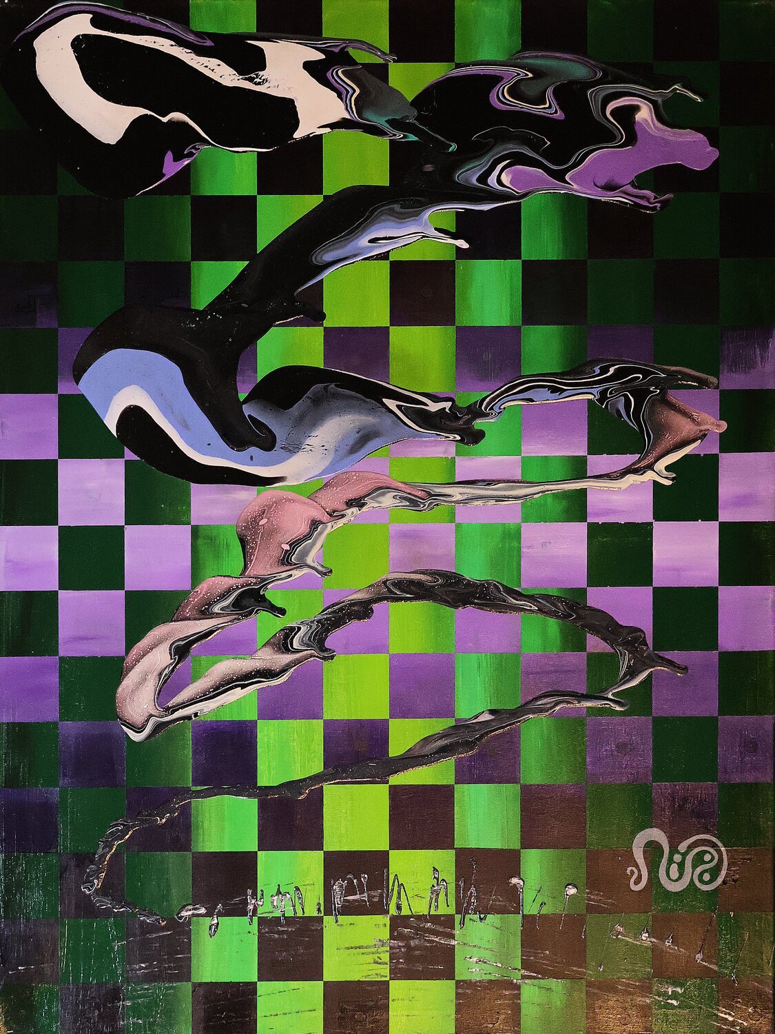 Soup Dragon #4 Neil Holmes Original painting for sale