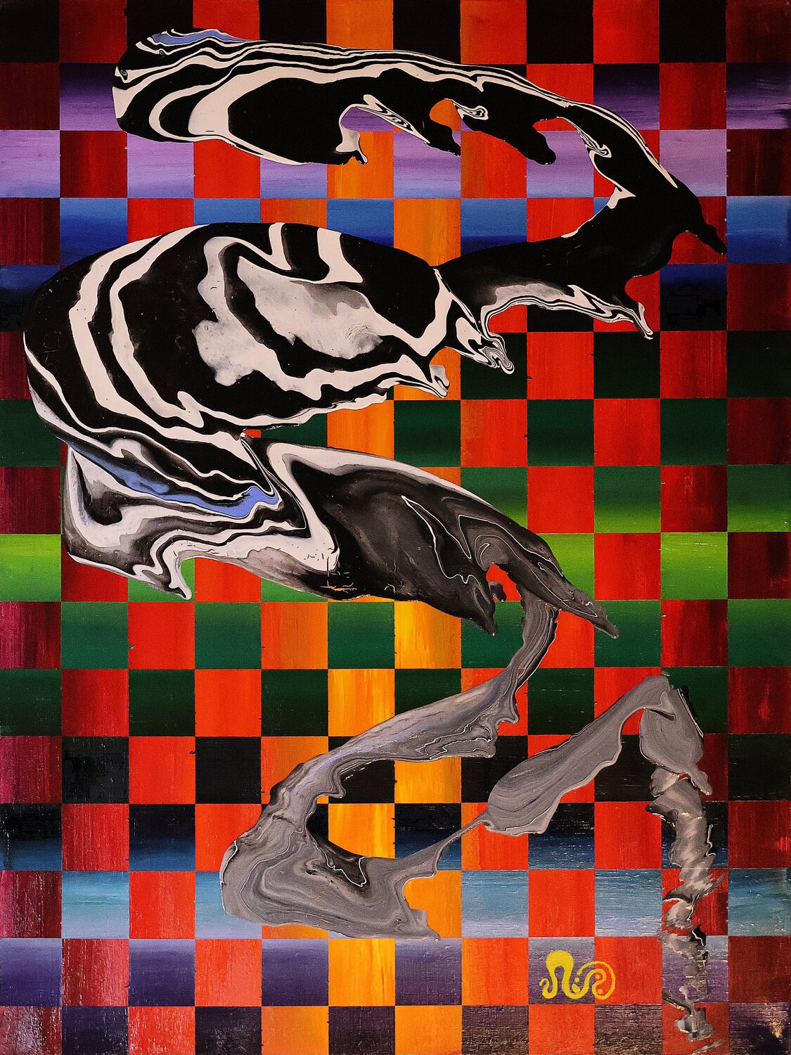 Soup Dragon #6 Neil Holmes Original painting for sale