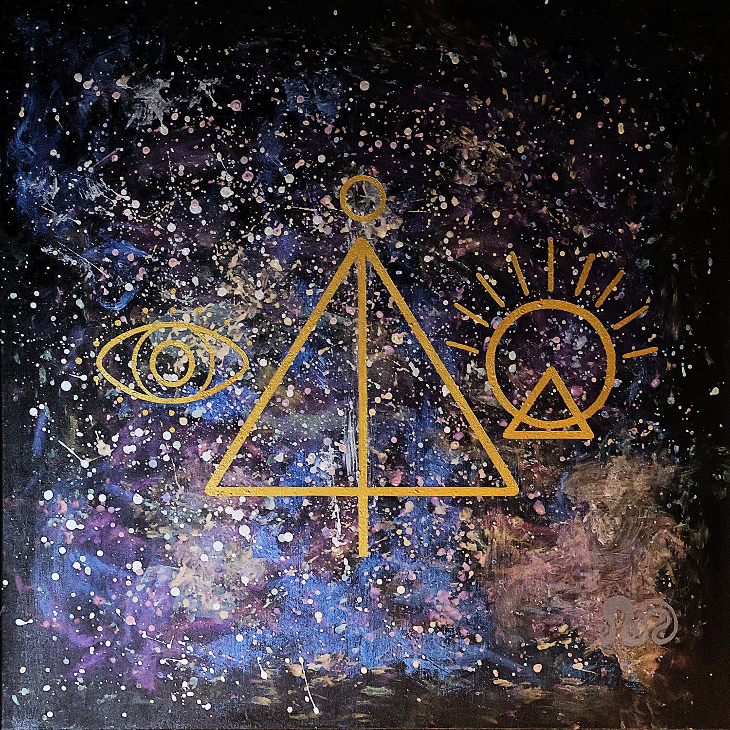 Stellara Rise Neil Holmes Original painting for sale