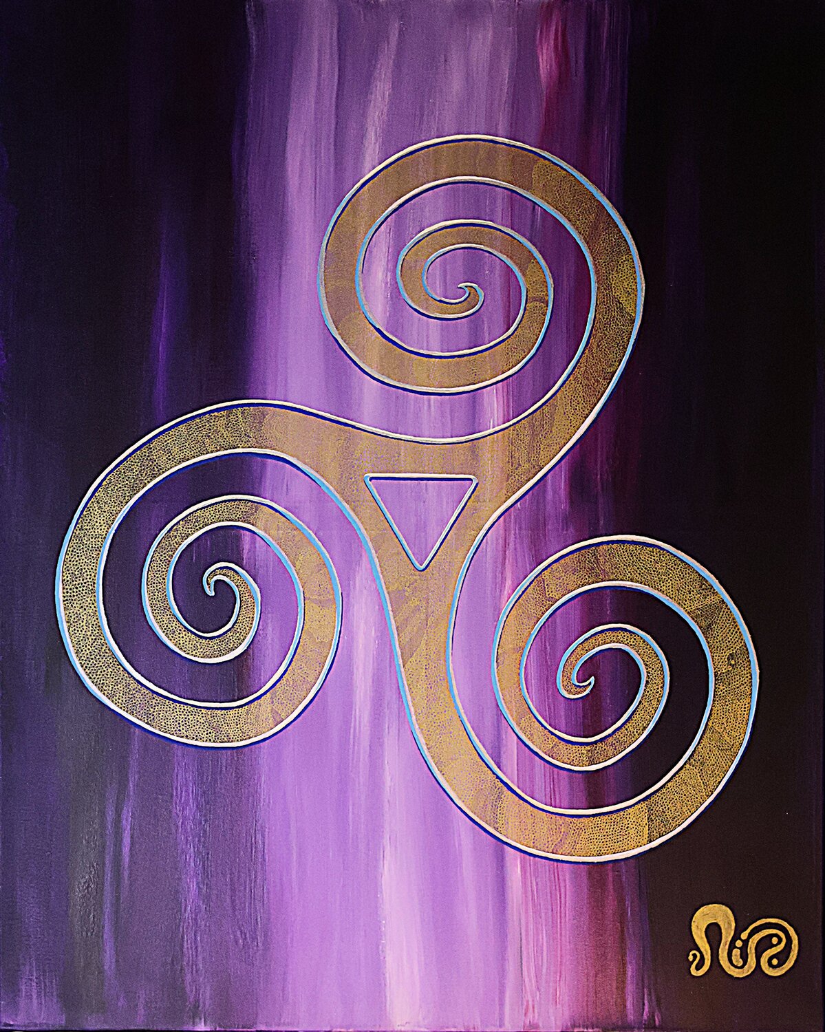 Kryst Spiral Neil Holmes Original painting for sale