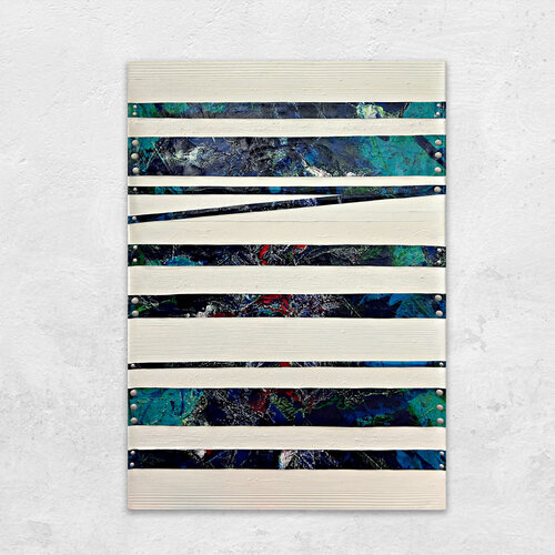Version 8 – gespannt by Claudia Borkowski, Painting for Sale on Select