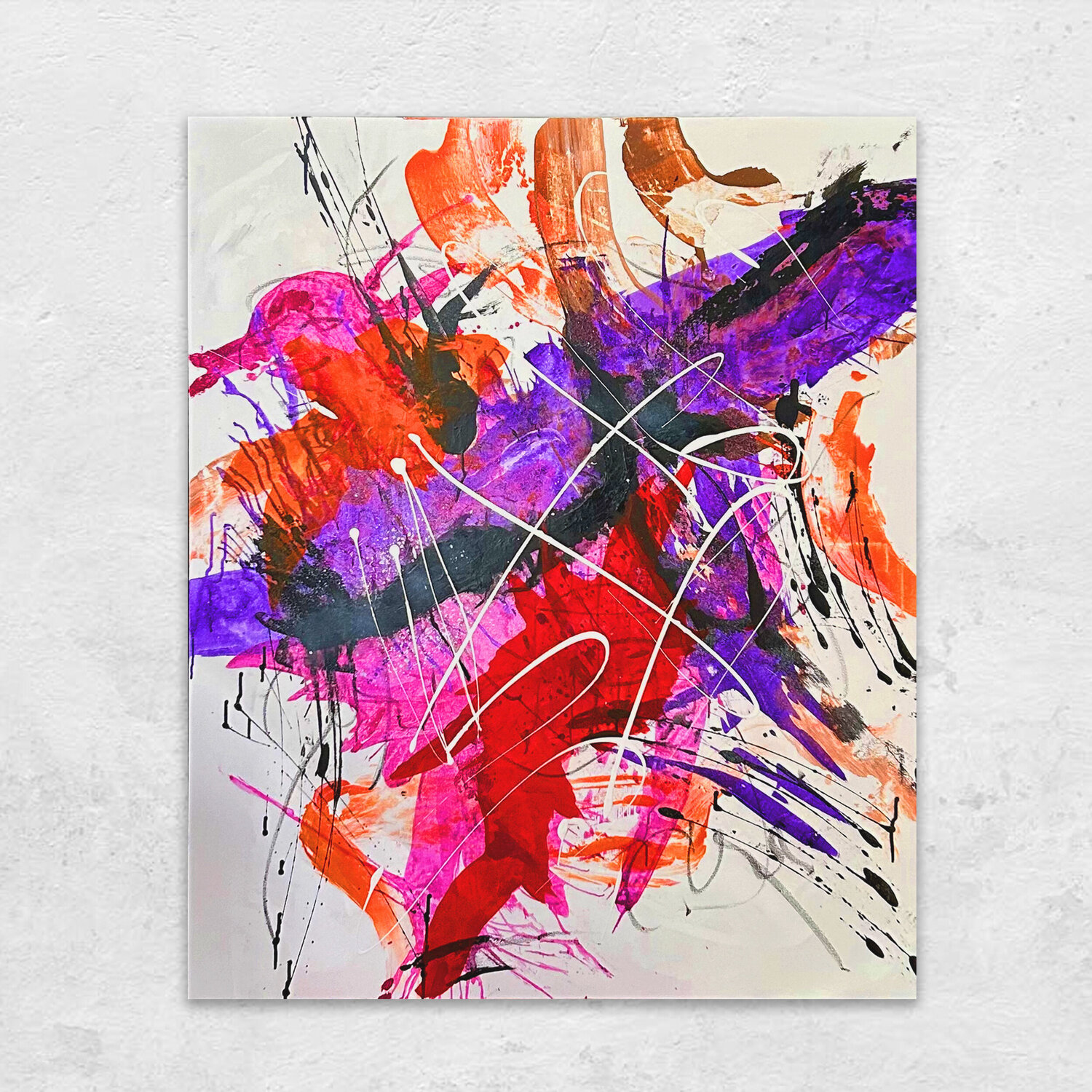 Atmen Claudia Borkowski Original painting for sale