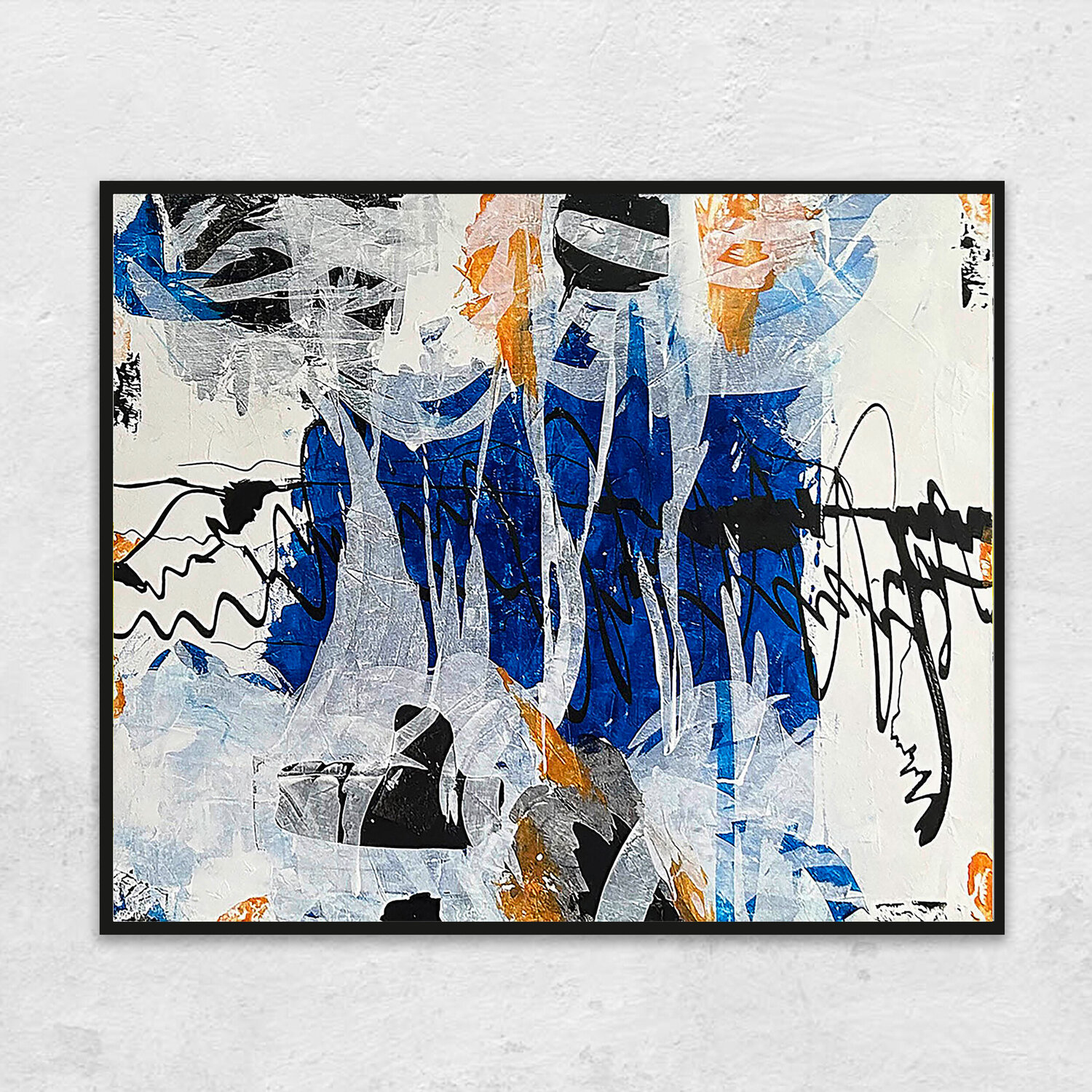 Gefangen und doch wach Claudia Borkowski Original painting for sale
