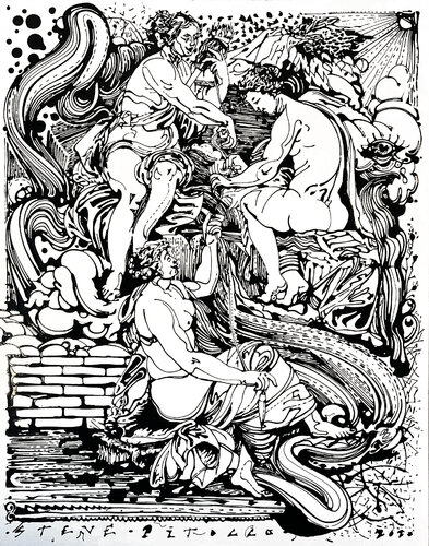 Les Parques by Steve Pitocco, Painting for Sale on Select