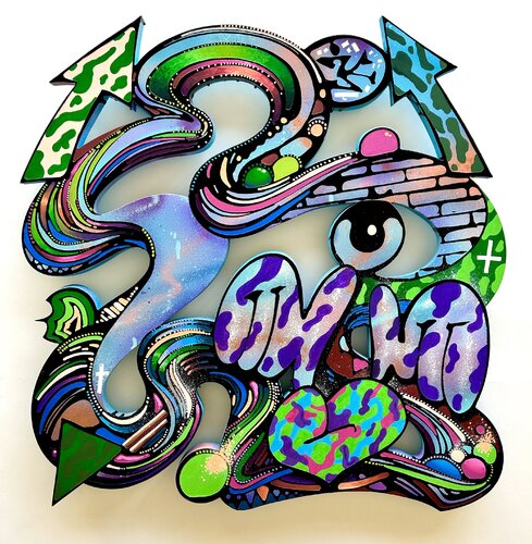 Urban Nazar Boncuk by Steve Pitocco, Painting for Sale on Select