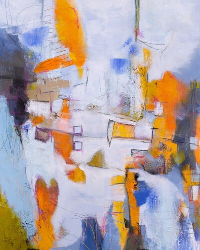 Give & Take 2 by Claudia Wiebe, Painting for Sale on Select