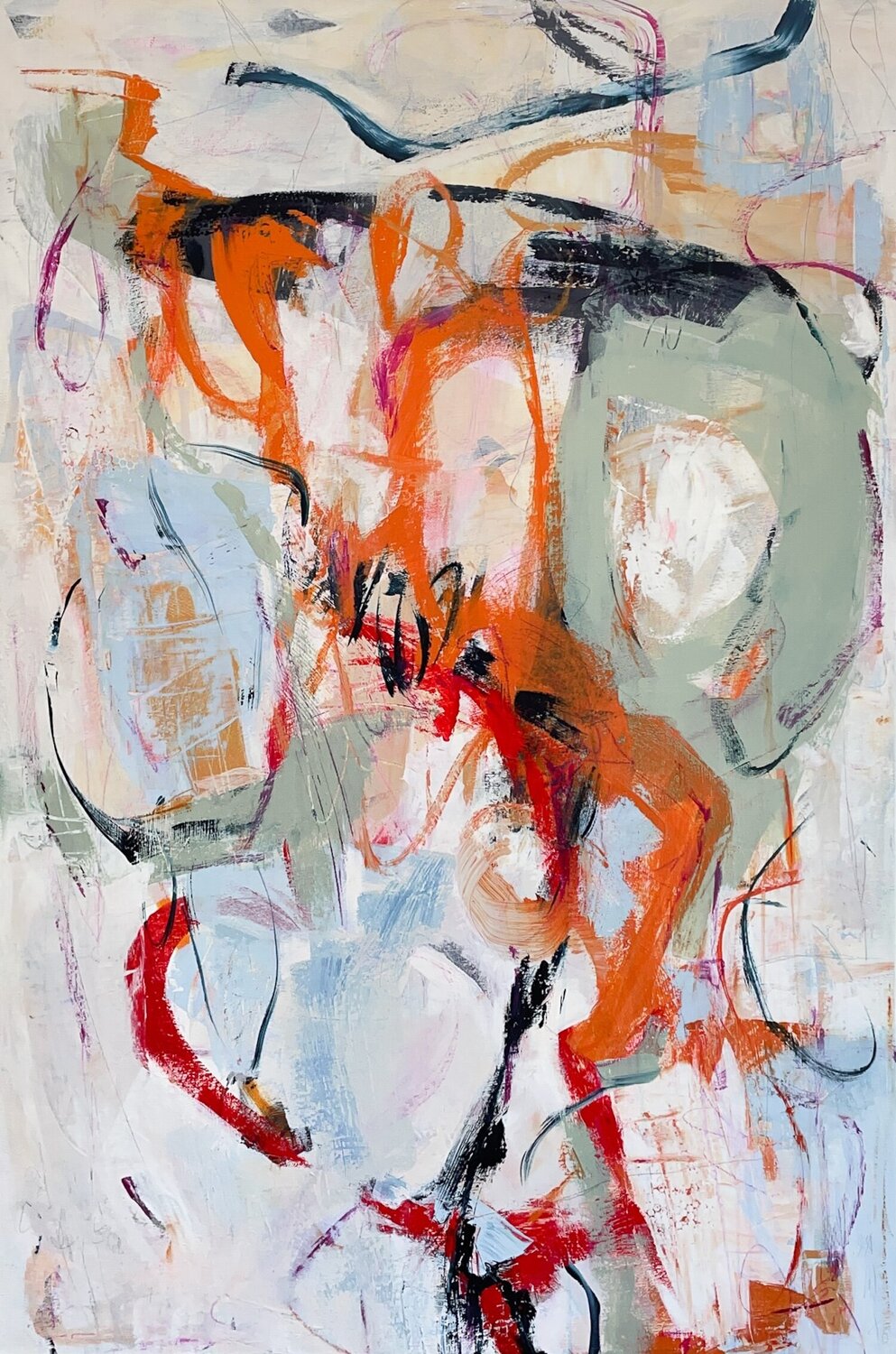 It's Never Too Late to Reconnect Claudia Wiebe Original painting for sale