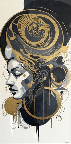 Harmonie by Valeria Huber, Painting for Sale on Select