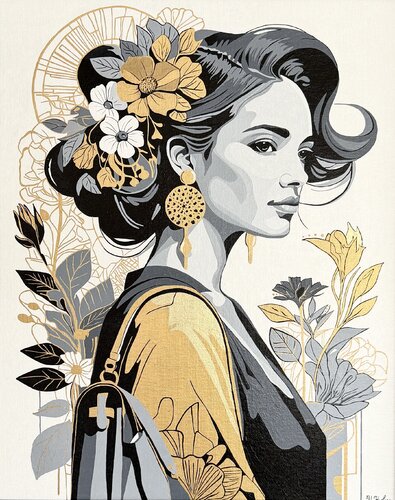Stille Anmut by Valeria Huber, Painting for Sale on Select