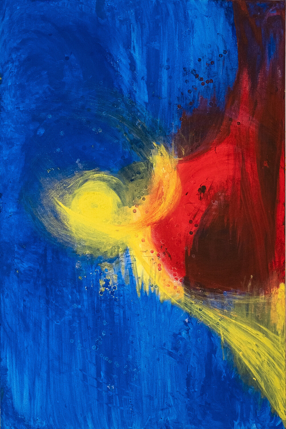 Sacred Bird Maho Sato Original painting for sale