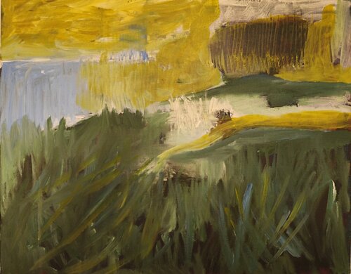 grass in the marsh by Joackim Schou Dahle, Painting for Sale on Select