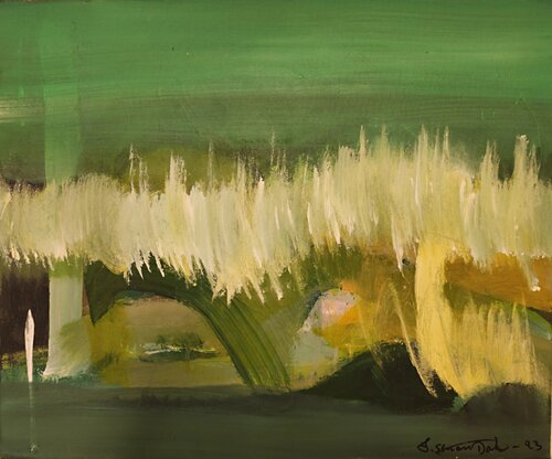 green sky no. 2 by Joackim Schou Dahle, Painting for Sale on Select