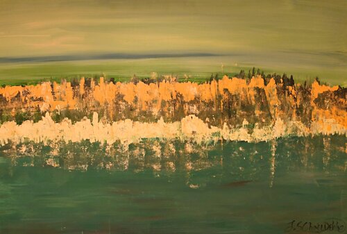 Norwichen Deep landscape nr 1 by Joackim Schou Dahle, Painting for Sale on Select