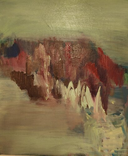 mountains in the distance by Joackim Schou Dahle, Painting for Sale on Select