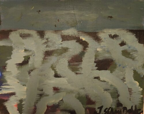 the landscape far away by Joackim Schou Dahle, Painting for Sale on Select