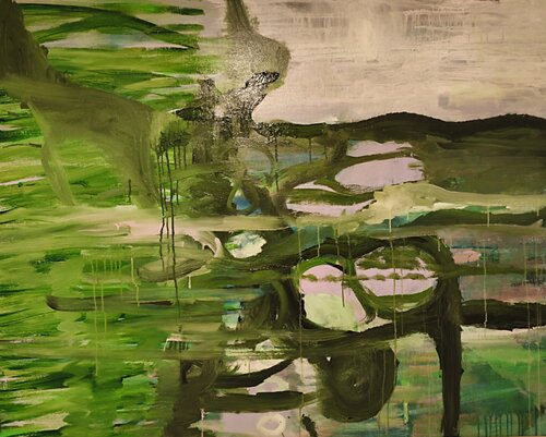 undiscovered nature no. 3 by Joackim Schou Dahle, Painting for Sale on Select