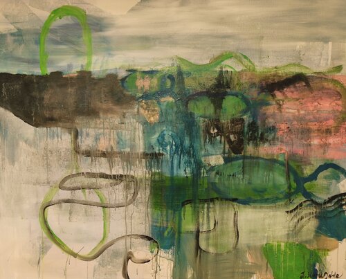 Water and Nature No. 1 by Joackim Schou Dahle, Painting for Sale on Select
