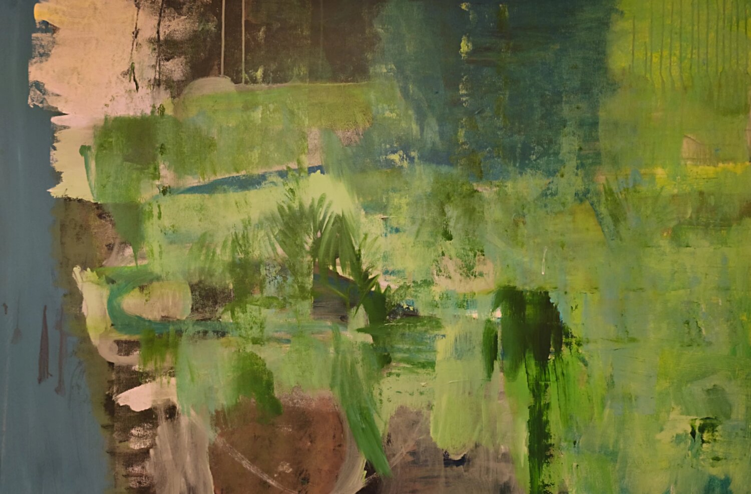 trees at dusk no. 1 Joackim Schou Dahle Original painting for sale