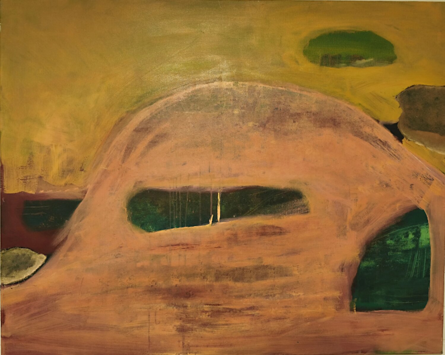 balanced organic mountain Joackim Schou Dahle Original painting for sale
