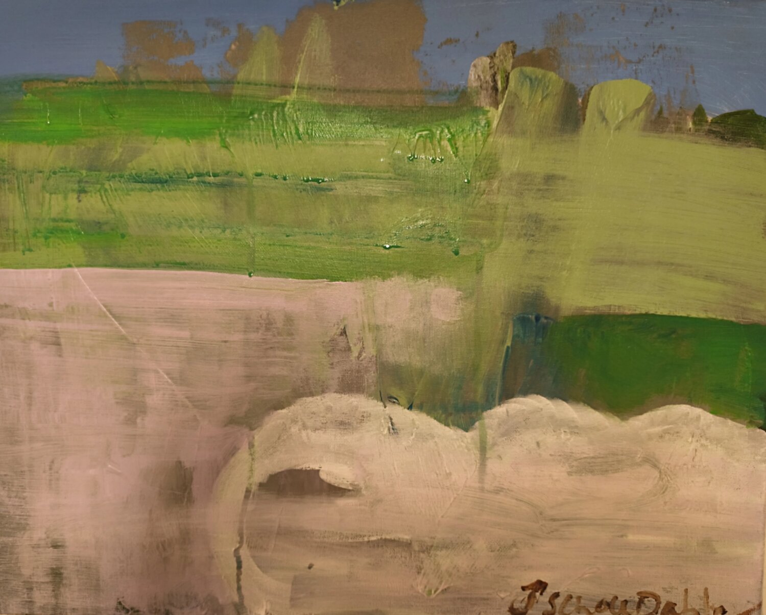 immature nature no. 2 Joackim Schou Dahle Original painting for sale