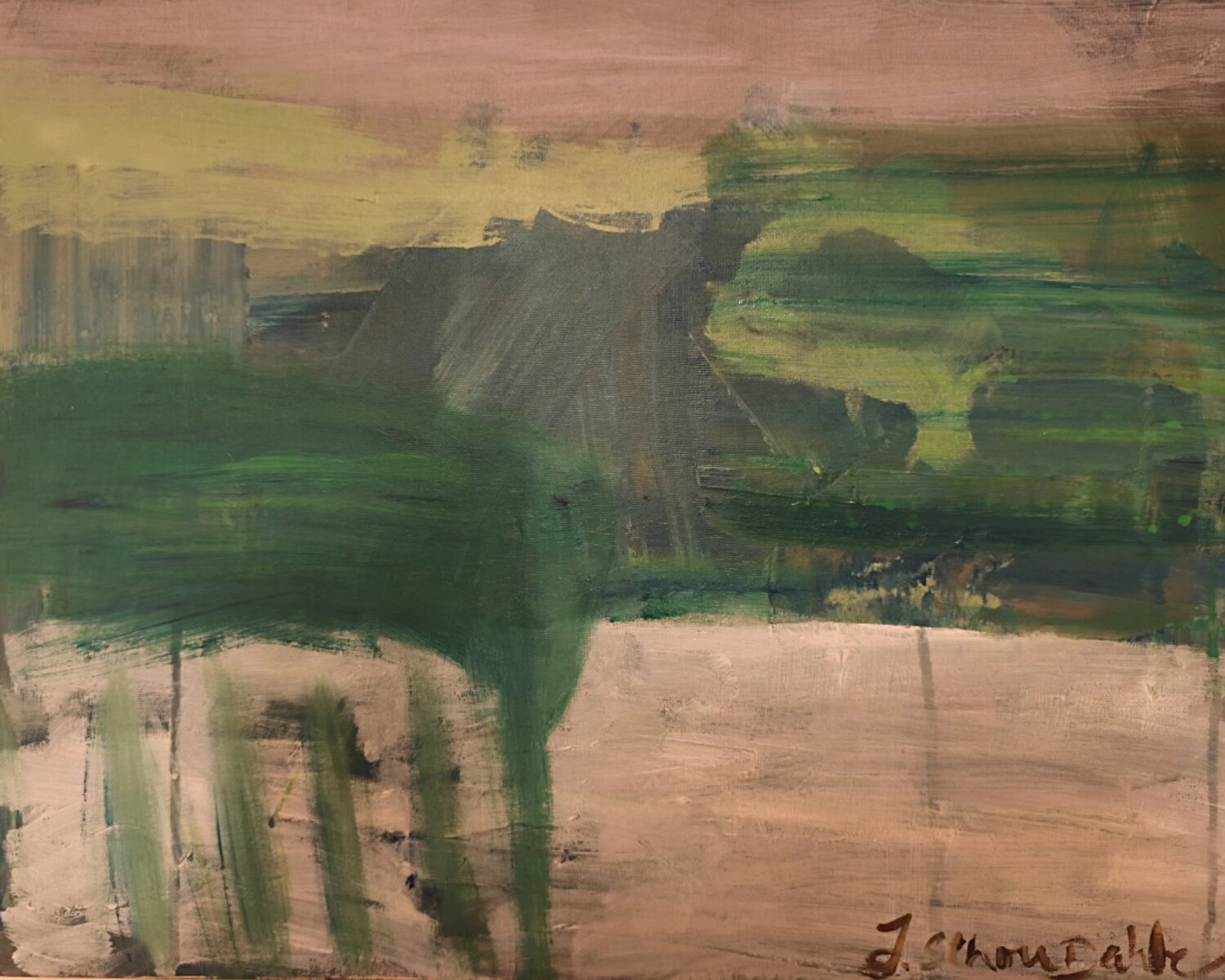 immature nature no. 3 Joackim Schou Dahle Original painting for sale