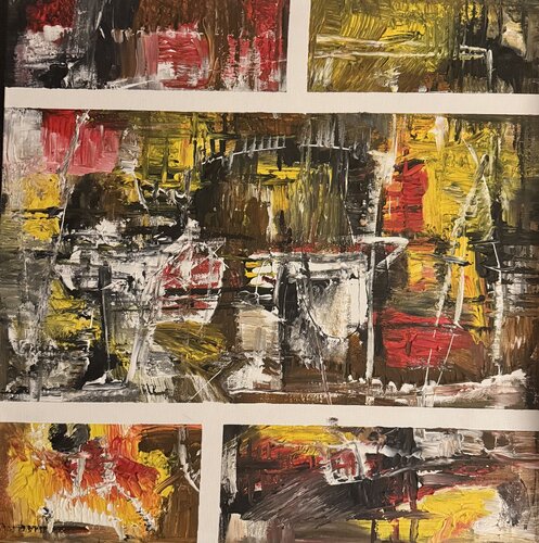 Primal Faces no.1 by Krzysztof Kicel, Painting for Sale on Select