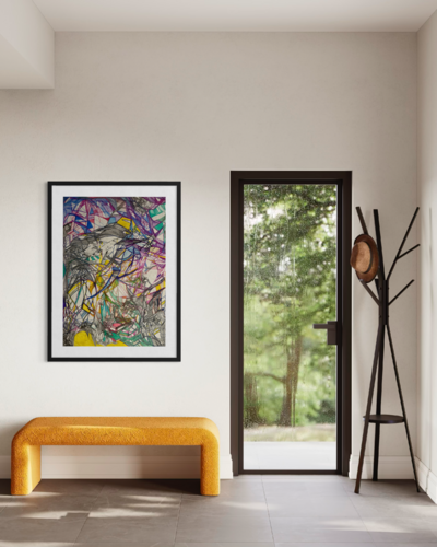 Geometry of Antisymmetry by Krzysztof Kicel, Drawing for Sale on Select