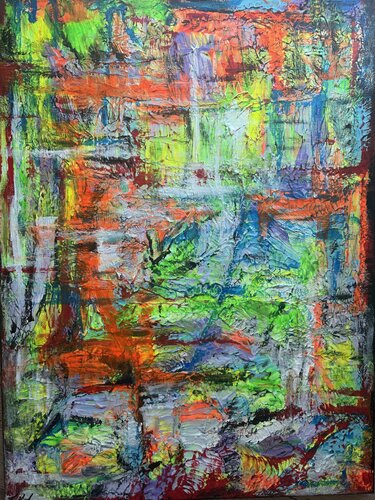 Urban Structure II by Krzysztof Kicel, Painting for Sale on Select