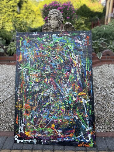 Mr. Little Devil by Krzysztof Kicel, Painting for Sale on Select