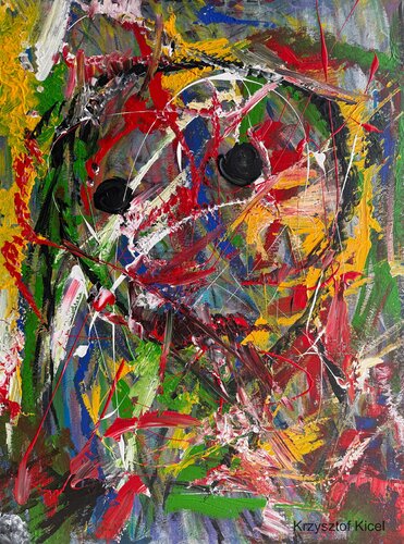 Observer by Krzysztof Kicel, Painting for Sale on Select
