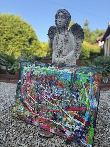 The Kinetic Glow by Krzysztof Kicel, Painting for Sale on Select