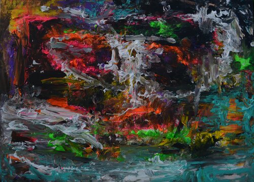 Lavastream UV by Krzysztof Kicel, Painting for Sale on Select