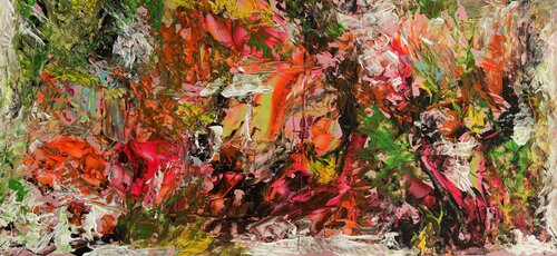 Garden at Boiling Point by Krzysztof Kicel, Painting for Sale on Select
