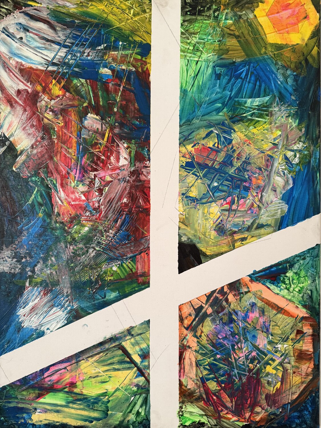 Neural Glitch Krzysztof Kicel Original painting for sale