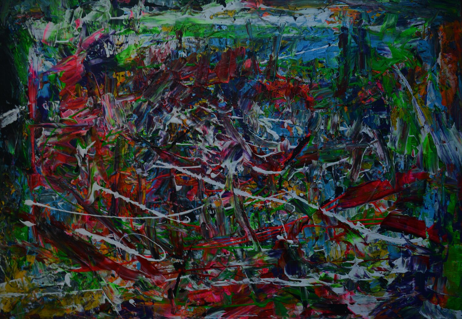 The Kinetic Glow Krzysztof Kicel Original painting for sale