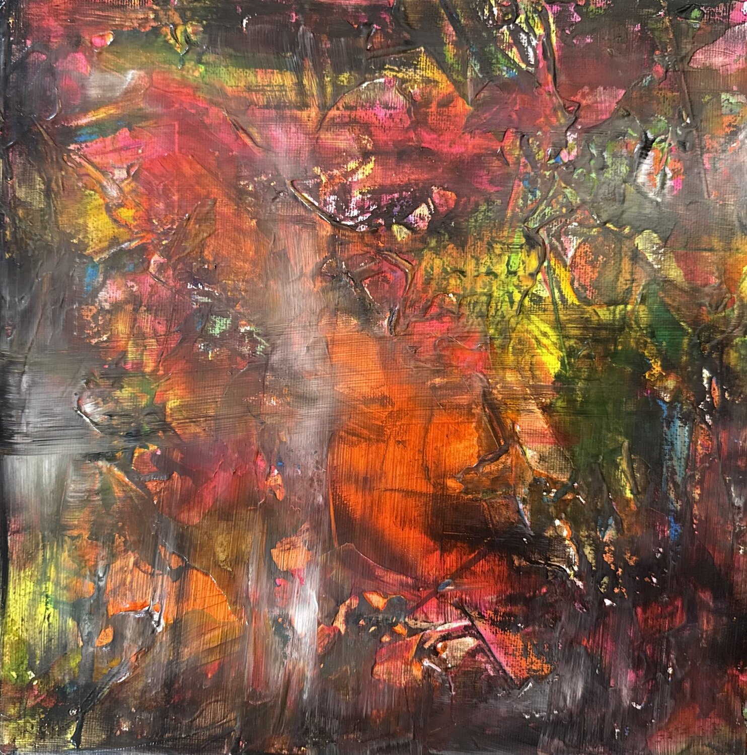 Embers of Memory Krzysztof Kicel Original painting for sale