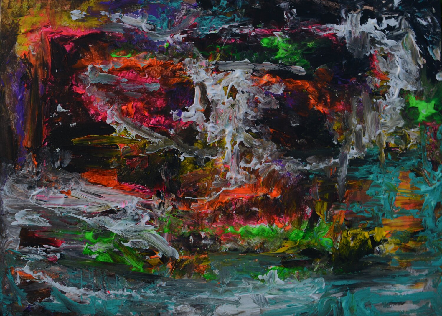 Lavastream UV Krzysztof Kicel Original painting for sale
