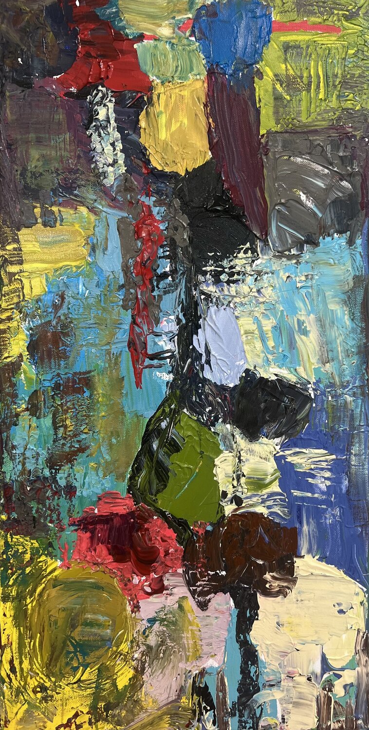 Fragments In Flow Louisa Kruger Original painting for sale