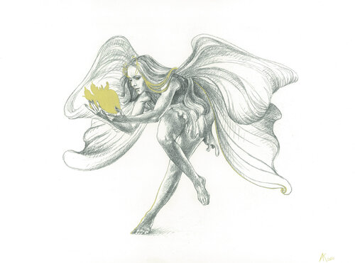 Non so piu by Annika Korbitsch, Drawing for Sale on Select