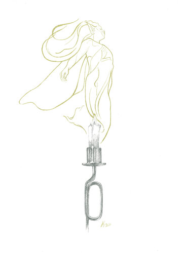 Oh Verweil ! by Annika Korbitsch, Drawing for Sale on Select