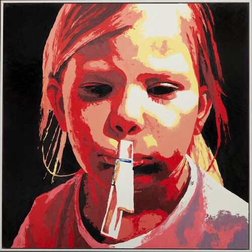 Ihr verbietet uns den Mund! by Annika Korbitsch, Painting for Sale on Select