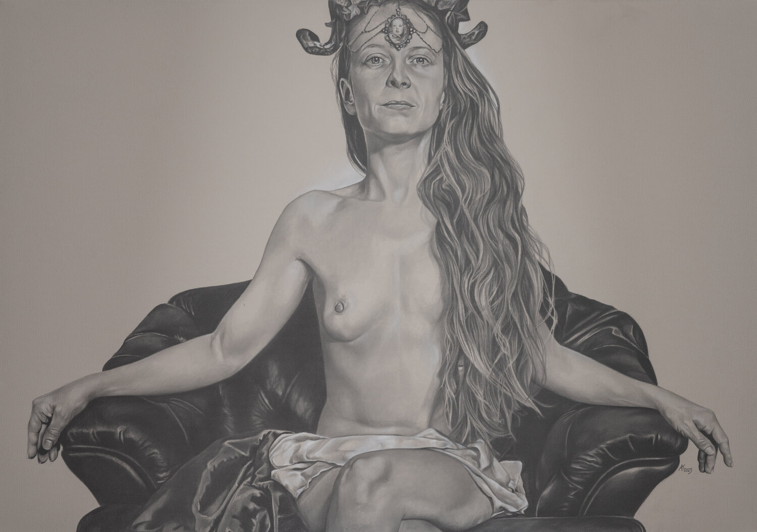 Savage Daughter Annika Korbitsch Drawing for sale