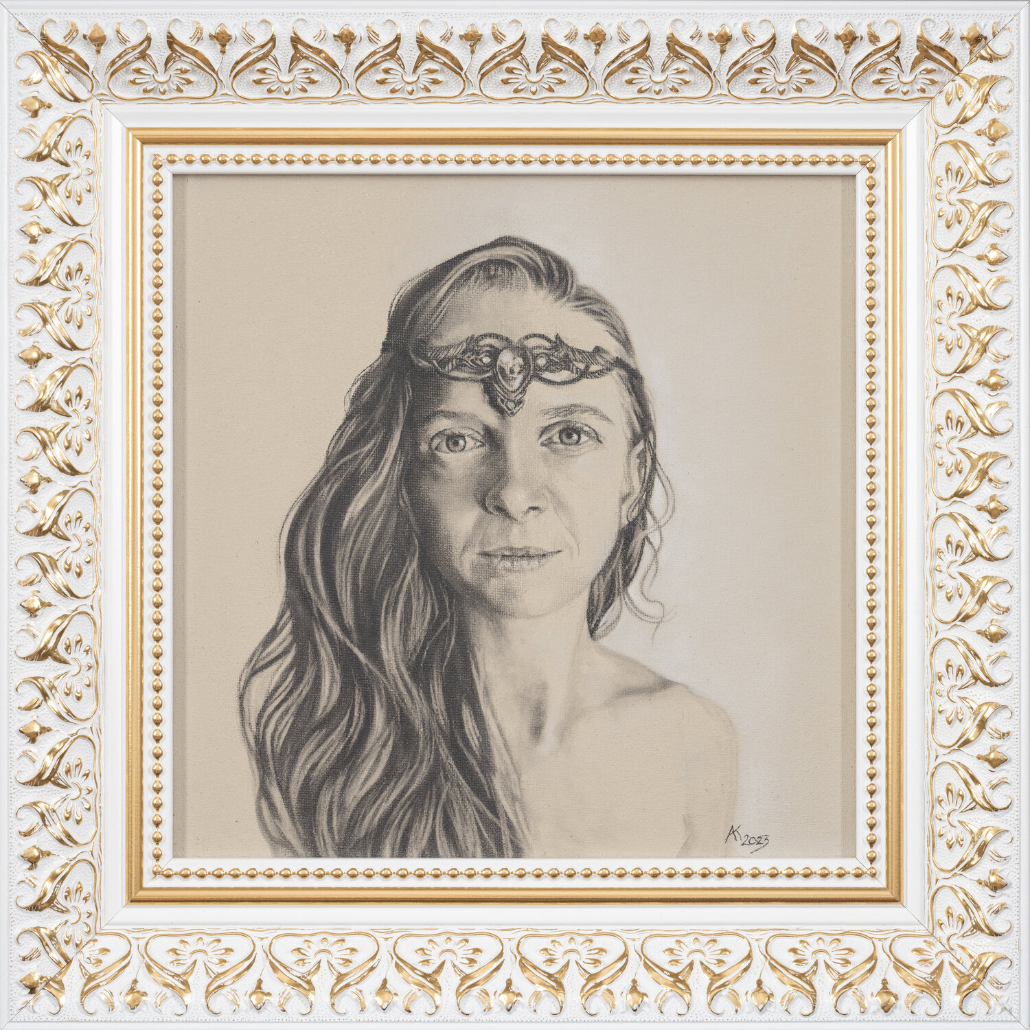 Luthien Tinuviel 1 Annika Korbitsch Drawing for sale
