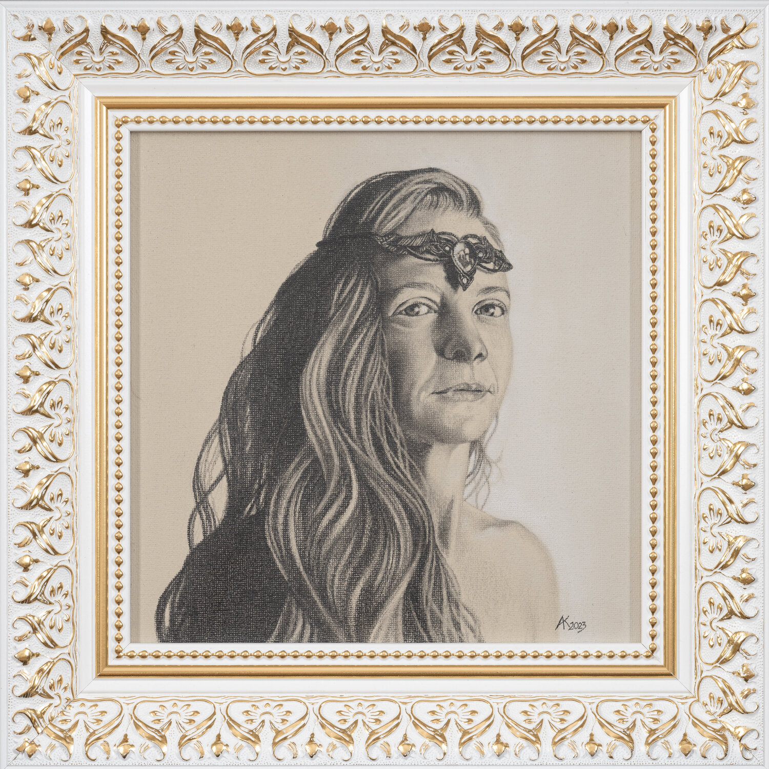 Luthien Tinuviel 3 Annika Korbitsch Drawing for sale