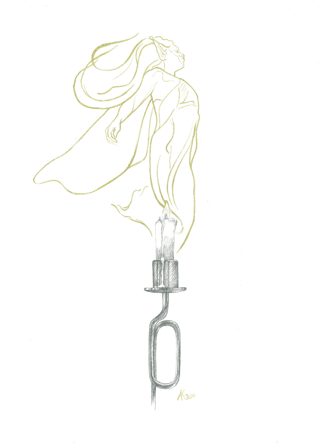 Oh Verweil ! Annika Korbitsch Drawing for sale